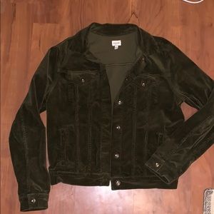 Olive green corduroy jacket (women’s)